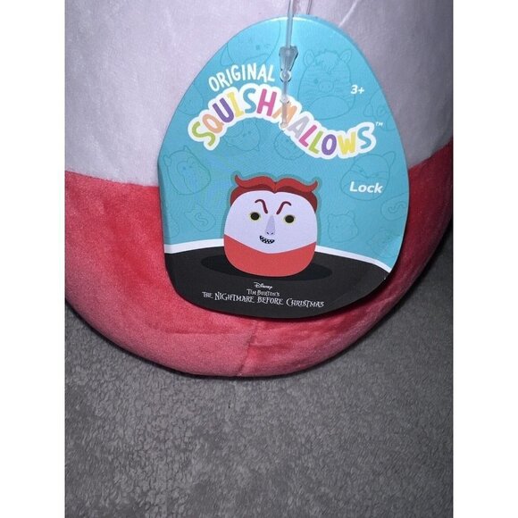 NWT LOCK 12" Squishmallows Nightmare Before Christmas Disney Plush Doll - Picture 7 of 9